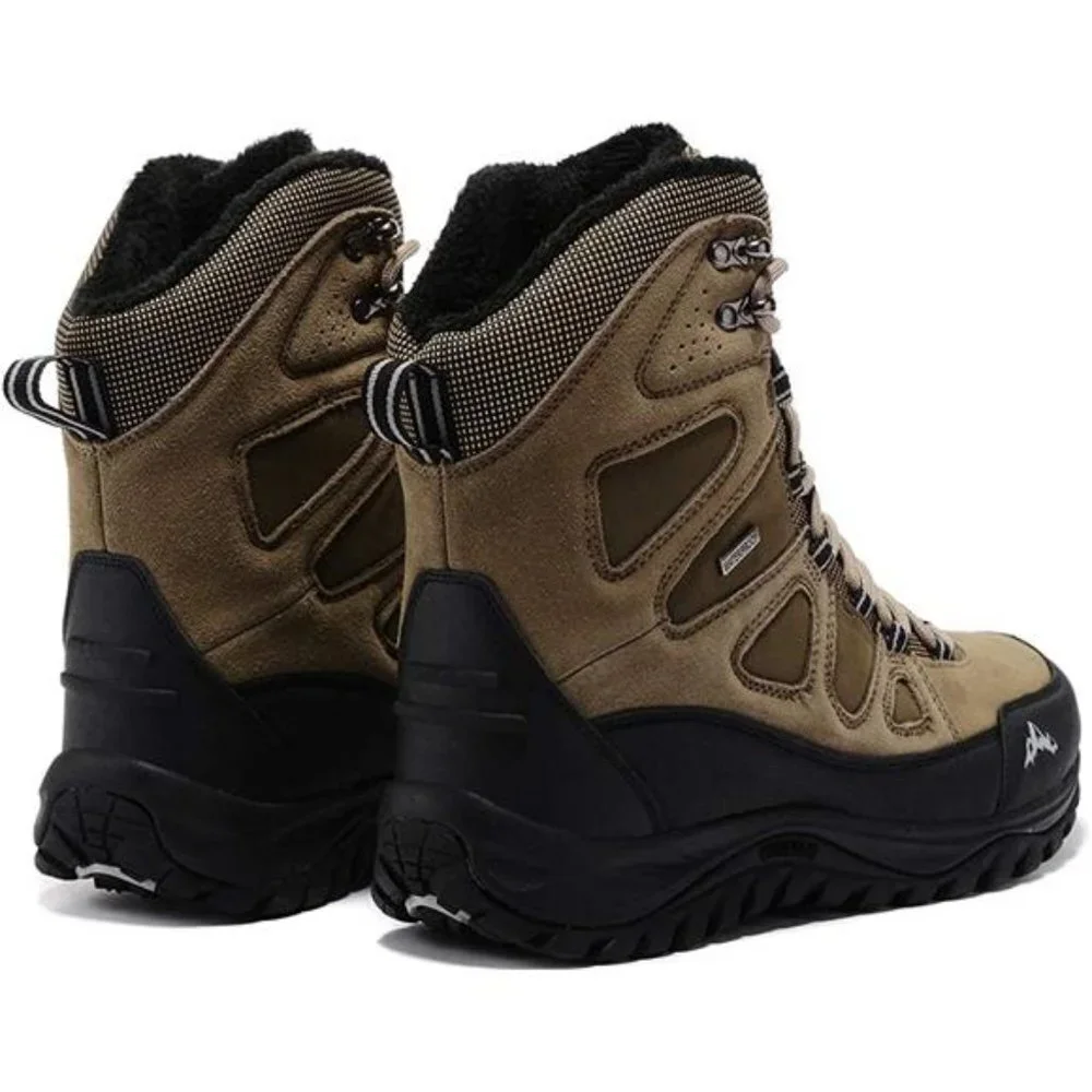 Men's Winter Waterproof Snow Hiking Boots Non Slip Trekking Outdoor Riding Boots